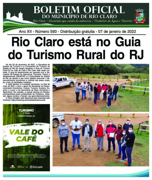 Edição 593 Prefeitura Municipal de Rio Claro RJ