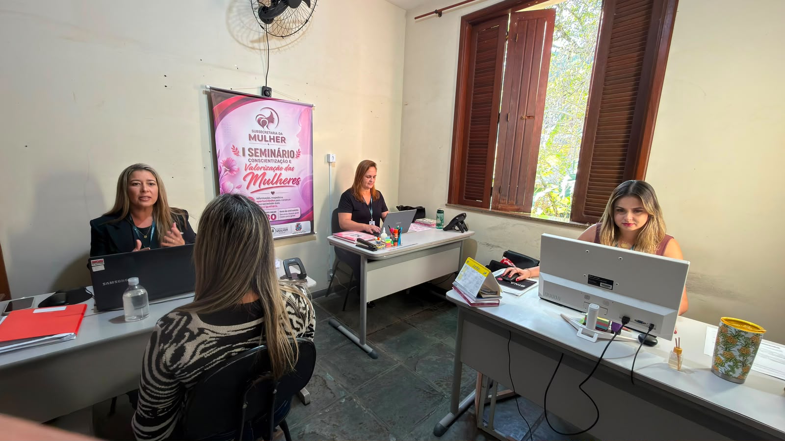 Subsecretaria da Mulher inicia estruturação da equipe e apresenta projetos para Rio Claro
