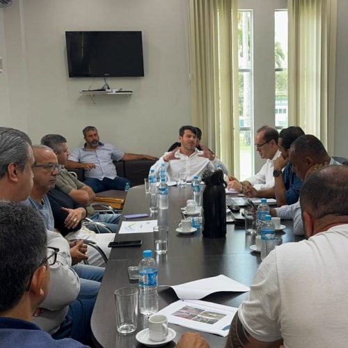 Prefeito Babton Biondi cobra investimentos e melhorias da Rio+Saneamento em reunião com presidente