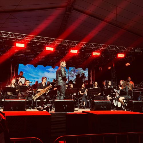 Banda de Lídice leva talento de jovens músicos ao palco da Festa da Paz