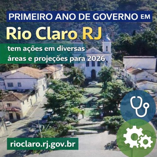 Primeiro ano de governo em Rio Claro tem ações em diversas áreas e projeções para 2026